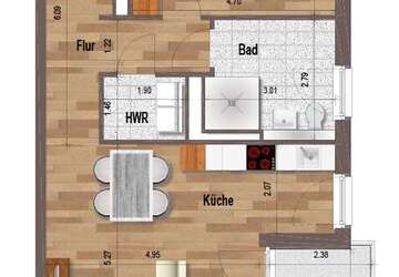 Wohnung Mönchengladbach - 2 Zimmer, 72 m&sup2;, 1.000&euro; | Angebot:26104788